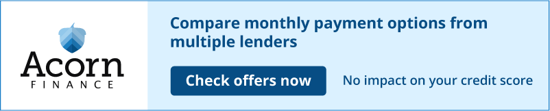 Acorn Finance — easy payment options. Check your rate.